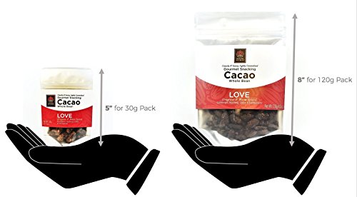 Cacao Beans Gourmet Snack Five Flavors Variety Pack (Love, Joy, Peace, Harmony, and Strength) - On the Go Snacks, Vegan, Fair Trade, Dairy-Free And Nut-Free, GMO-Free, 5x30g (1.1oz.) …