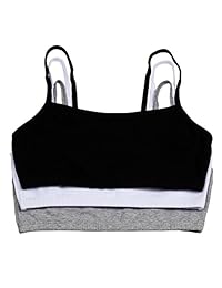 Sostén deportivo con almohadillas, para dama, paquete de 3 unidades