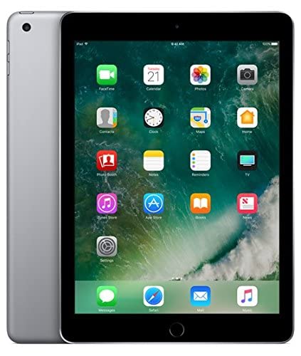 Apple 2017 iPad (9.7-inch, WiFi + Cellular, 32GB) - Space Gray (Renewed)