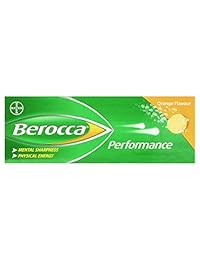 Berocca Rendimiento 45 Effervescent tablets- Naranja Sabor versión internacional Cafeína última intervensión