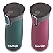 Contigo AUTOSEAL West Loop Vacuum-Insulated Stainless Steel Travel Mug, 16 oz, 2-Pack, Chard and Passion Fruit