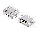 uxcell Micro USB Type B 5 Pin Female Charging Port Dock Jack Connector 10 Pcs