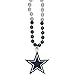 NFL Siskiyou Sports Womens Dallas Cowboys Mardi Gras Bead Necklace 36 inch Team Color