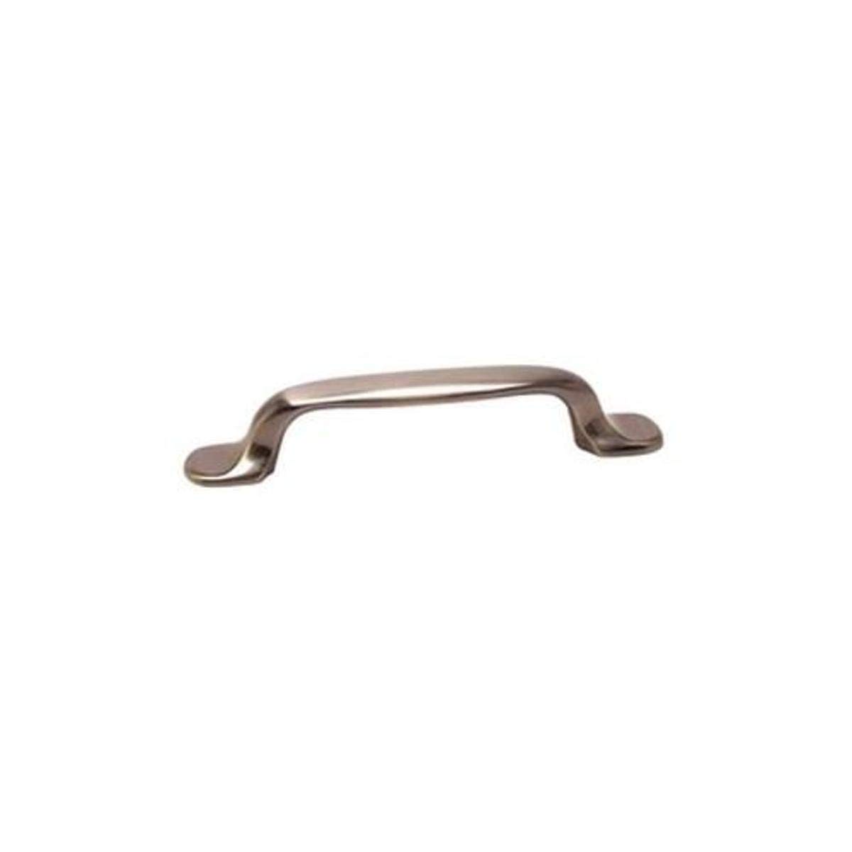 Berenson Euro Moderno 96mm Center to Center Cabinet Handle Pull, Antique Brass