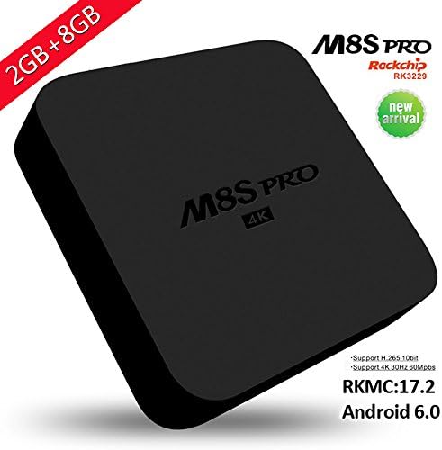 BestDealGift M8S PRO Android TV BOX ,Quad Core  Smart TV Box with Digital display tube, Support HDD/XBMC/KODI/DRM/Video/Audio/Picture