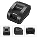 WELQUIC Small Portable USB Thermal Receipt Printer Compatible with Bill Ticket Barcode POS/ESC 58mm, Black