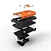 Zizo BOLT Series compatible with Samsung Galaxy S7 Active Case Military Grade Drop Tested with Tempered Glass Screen Protector Holster ORANGE BLACK
