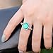 Mojo Antique Sterling Silver Plated Spinner Ring Round Stone Color Change Mood Rings MJ-RS035 (9)