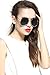 2017 Fashion Women Large Metal Oversized Aviator Polarized Driver Sunglasses
