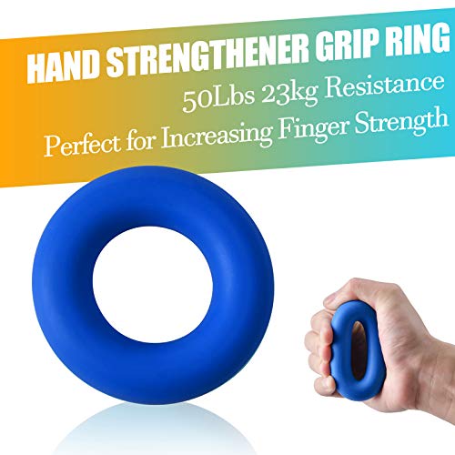 IMENSEAS Hand Grip Strengthener 7 Pack Adjustable Hand Gripper,Finger