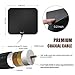Hohosb TV Antenna for Digital TV Indoor [2019 Upgraded Version],Digital Amplified Indoor HDTV Antenna 60-120 Miles Range with Detachable Amplifier Signal Booster Support 4K 1080P UHF VHF Freeview HDTV