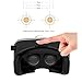 3D VR Glasses Virtual Reality Mobile Phone Only 3D Movies for iPhone 6s/6 plus/6/5s/5c/5 Samsung Galaxy s5/s6/note4/note5 and Other 4.7