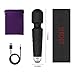 SENDRY Wand Massager - New Upgrade 160 Magic Vibration Modes - Handheld Wireless Waterproof Mute Rechargeable Personal Massager for Neck Shoulder Back Body Relieves Muscle Tension - Best Gift(Black)