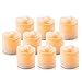 Intsun 9pcs Battery Operated Remote Timer Flameless Candles, LED Candles Pillar, Tea Lights, Last Up To 72 Hours, Seasonal Festival Decorations for Wedding, Birthday, Party (Warm Yellow)