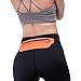 KEGE Multiple Color Slim Reflective Running Belt Fanny Pack, Bounce Free Water Resistant Exercise Workout Pouch Lightweight Waist Pack Gym Phone Holder for All Kinds of Phones