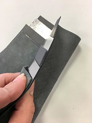 Gray Italian Leather for crafts: Gray and Metallic Leather Sheets 5x5 in/~2oz