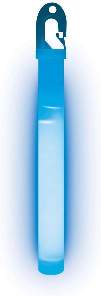 Survival School Lumica 6" Military Grade Safety Light Stick - BLUE x 10
