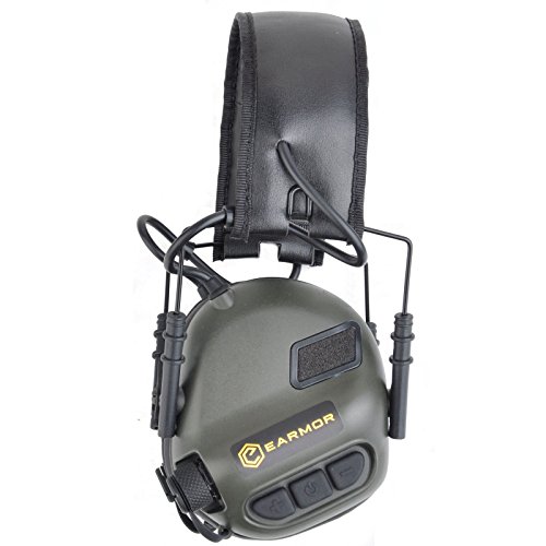 OPSMEN Sport Sound Amplification Gunshot Noise Canceling Hearing Protection Electronic Earmuff Earphone Desert M31