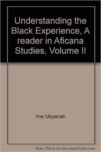 Understanding The Black Experience A Reader In Aficana Studies Volume Ii Ime Ukpanah 9781891167010 Amazon Com Books