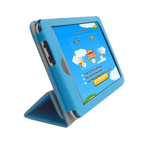 HappyZone PU Leather Case Cover For ASUS Memo Pad HD 7 (ME173X) 7" Tablet - Blue