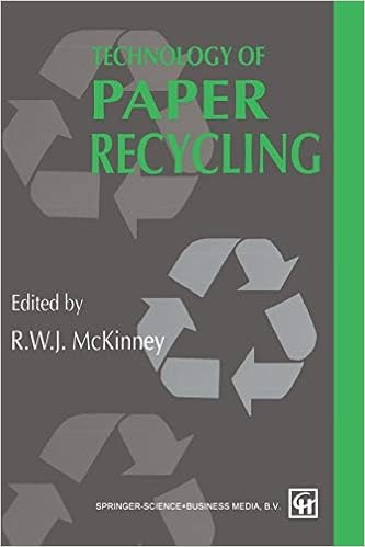 Amazon Fr Technology Of Paper Recycling Mckinney R W J Livres
