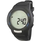 SMART HEALTH SMH20188 Walking Fit Heart Rate Watch (Large, Black) SMART HEALTH S