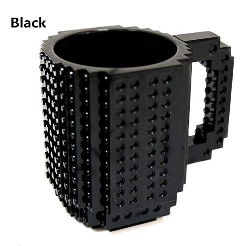Best Quality - Mugs - 350ml Creative Milk Mug Coffee Cup Creative Build-on Brick Mug Cups Drinking Water Holder for Building Blocks Design - by ROZA - 1 PCs