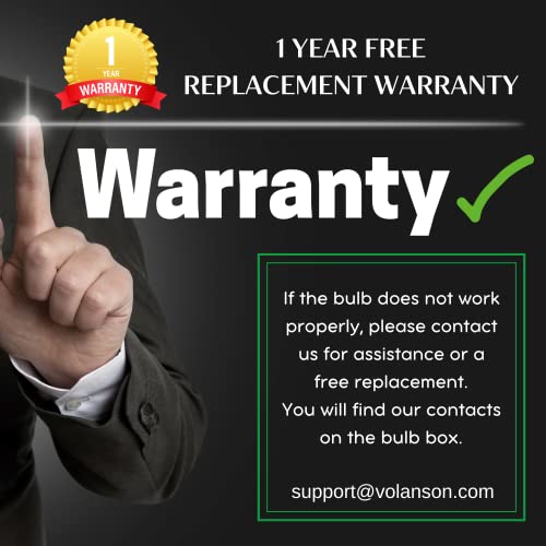 VOLANSON TECHNOLOGIES Motion Sensor Light Bulb Radar 800lm Daylight