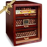 Marvero Cigar Humidors, Cedar Wood Humidor for 150