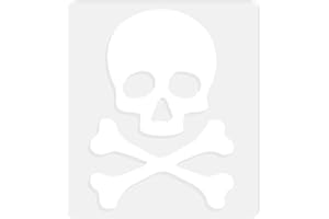 Betagt Human Skull Router Templates, Clear Acrylic Templates for Woodworking, Cross Router Inlay Templates, Woodworking Route