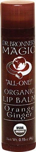 Dr Bronner's Organic Orange Ginger Lip Balm, 1 Pack (1 x 4 g), 15 - Image 4