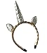 ZOND 4 Pack - Original Unicorn Horn Headband Different Super Cute Unicorn Headbands Design Light and Quality Materials Vibrant Colors Perfect for Party Decorations Cosplay Costume Great Unicorn Gift
