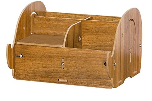 HECARE Wooden Jewelry Box Organizer (L (160x175x120mm))