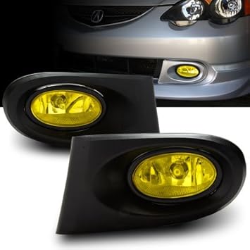 Amazon Com 02 04 Acura Rsx Dc5 Yellow Fog Lights Kit Automotive