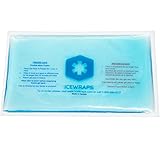 Blue 6x10 Gel Pack Reusable Microwavable Hot Pack, Ideal Ice Pack for Pain Relief First Aid by IceWraps