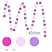 WOMHOPE Set of 2 Pcs - 13ft - Multi-colored Circle Dots Paper Garland Hanging String Decoration for Wedding Birthday Party Baby Shower Table Decoration Crafts(Colorful)