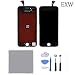 EXW LCD Replacement Touch Screen Digitizer & LCD Display with Frame Assembly Front Glass Fit for iPhone 6 4.7 Inch (Black)