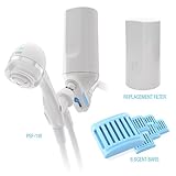 Pelican Water PSF-1W-C1 Premium Shower Filter Combo, White