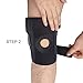 Bodyprox Knee Support Breathable Knee Brace, Black