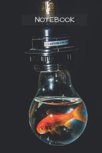 Goldfish Notebook: Small lined Goldfish notebook - Travel Journal to write in - 120 pages - 6"x9"