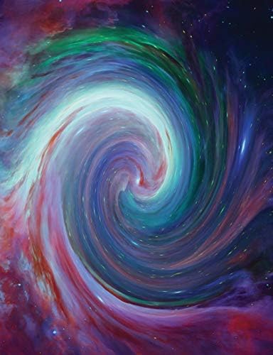 Outer Space Composition Notebook Spiral Galaxy, Wide Ruled: Lined Student Exercise Book Paperback – June 12, 2019