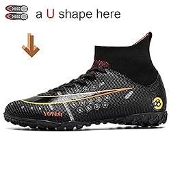 Men's Soccer Boots Turf Hightop TF Football Shoes