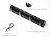 FEROS Magnetic BBQ Grill Tool Accessory Holder + Bonus Lanyard! - Holds 4 Utensils and 5 Thermometers! Great to Hold Spatula, Tongs, Brushes, skewers, Scraper, mops, etc.