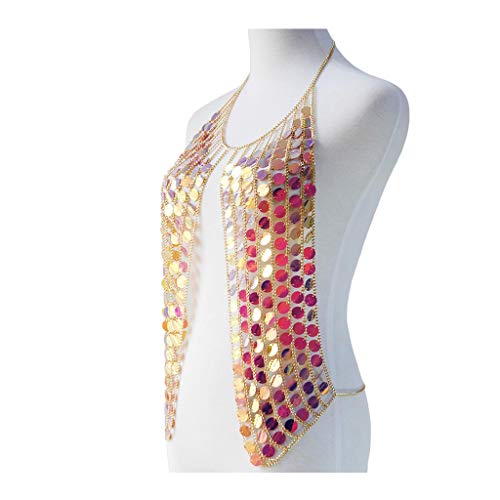 MineSign Sexy Chain Necklace Fashion Shoulder Necklaces Bra Body Jewelry Summer Beach Party Dress - Thumbnail 2