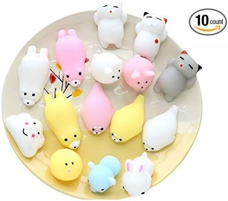 Random 10 pcs Squishies Cream Rising Kawaii Simulation bread children toy Jumbo Medium Mini Soft Squishy Cake/Panda/Bread/Buns Phone Straps- Comes in random assorted quality picture seal panda kawaii