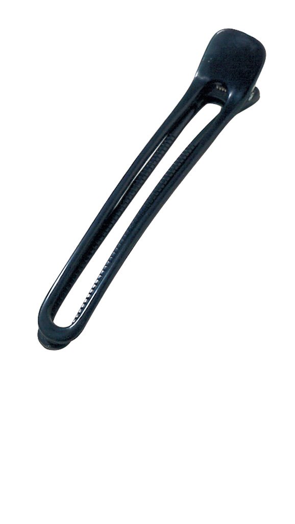 Comair Jumbo 3510132 Hair Clips, Pack of 4, Black