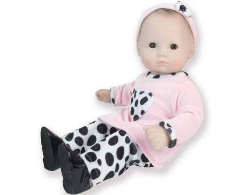 15 Inch Doll Clothing Outfit by Sophia's 3 Pc. Set of Dalmatian Print Pants, Pink Shirt & Matching Headband Fits 15 Inch American Girl Bitty Baby Dolls & More! Shoes not included. Baby Doll Clothes Set with Dalmatian Print | Gift Bag Included