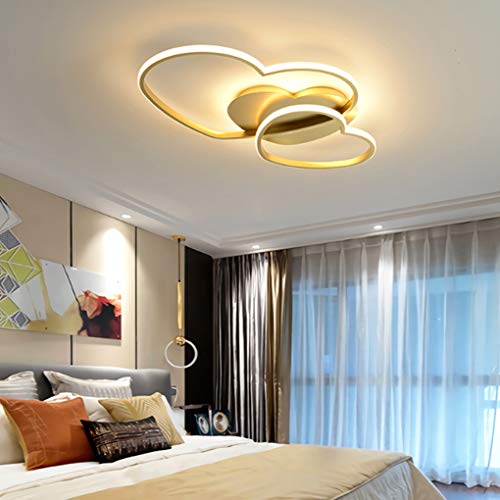 LED Plafondlamp Modern Love Ontwerp Hart Warm Romantisch Verduisteren Keuken Met Afstandsbediening Kroonluchters Acryl… - Afbeelding 5