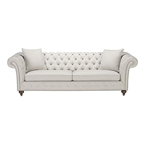 Ethan Allen Mansfield Sofa, Quick Ship, 101", Hailey Ivory