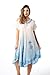 Riviera Sun 21842-SKY-3X Cold Shoulder Umbrella Dress